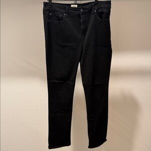 St. John’s Bay Classic Straight Leg Black Women's Jeans Size 14